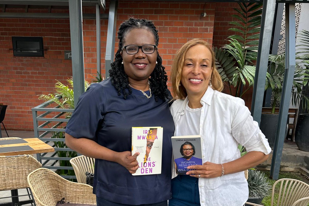 Linda Kasonde (@lindakasonde) on Twitter photo I met up with Zambian lawyer and writer <a href="/IrisMwanza/">Iris Mwanza</a> a few weeks ago. We exhanges notes and our books. She has written a thrilling legal drama called 'The Lion's Den'. Look our for copies of our books in a bookstore near you!
#Women-resilience-and-the-will-to-lead
#lionsden I met up with Zambian lawyer and writer <a href="/IrisMwanza/">Iris Mwanza</a> a few weeks ago. We exhanges notes and our books. She has written a thrilling legal drama called 'The Lion's Den'. Look our for copies of our books in a bookstore near you!
#Women-resilience-and-the-will-to-lead
#lionsden