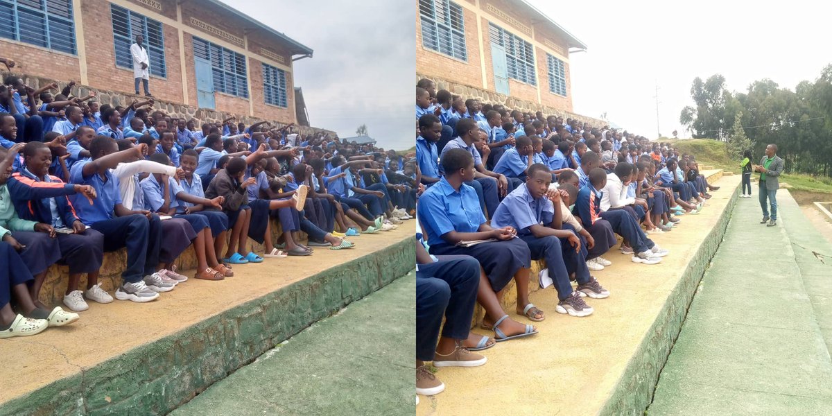 IFAWE2024's tweet photo. We couldn’t take a break before delivering key holiday messages to many students. Today’s session at G.S. GASAKA, led by the IFAWE NGO, was especially engaging and intense, focusing on drug abuse and reproductive health education. https://t.co/LKLZOAemyc