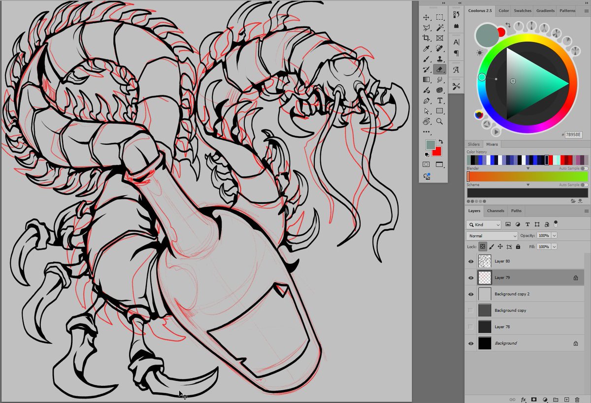 lehmannthiago's tweet image. Molotov Centipede for the BUG stickers @CounterStrike
work in progress