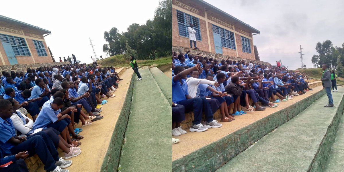 IFAWE2024's tweet photo. We couldn’t take a break before delivering key holiday messages to many students. Today’s session at G.S. GASAKA, led by the IFAWE NGO, was especially engaging and intense, focusing on drug abuse and reproductive health education. https://t.co/LKLZOAemyc