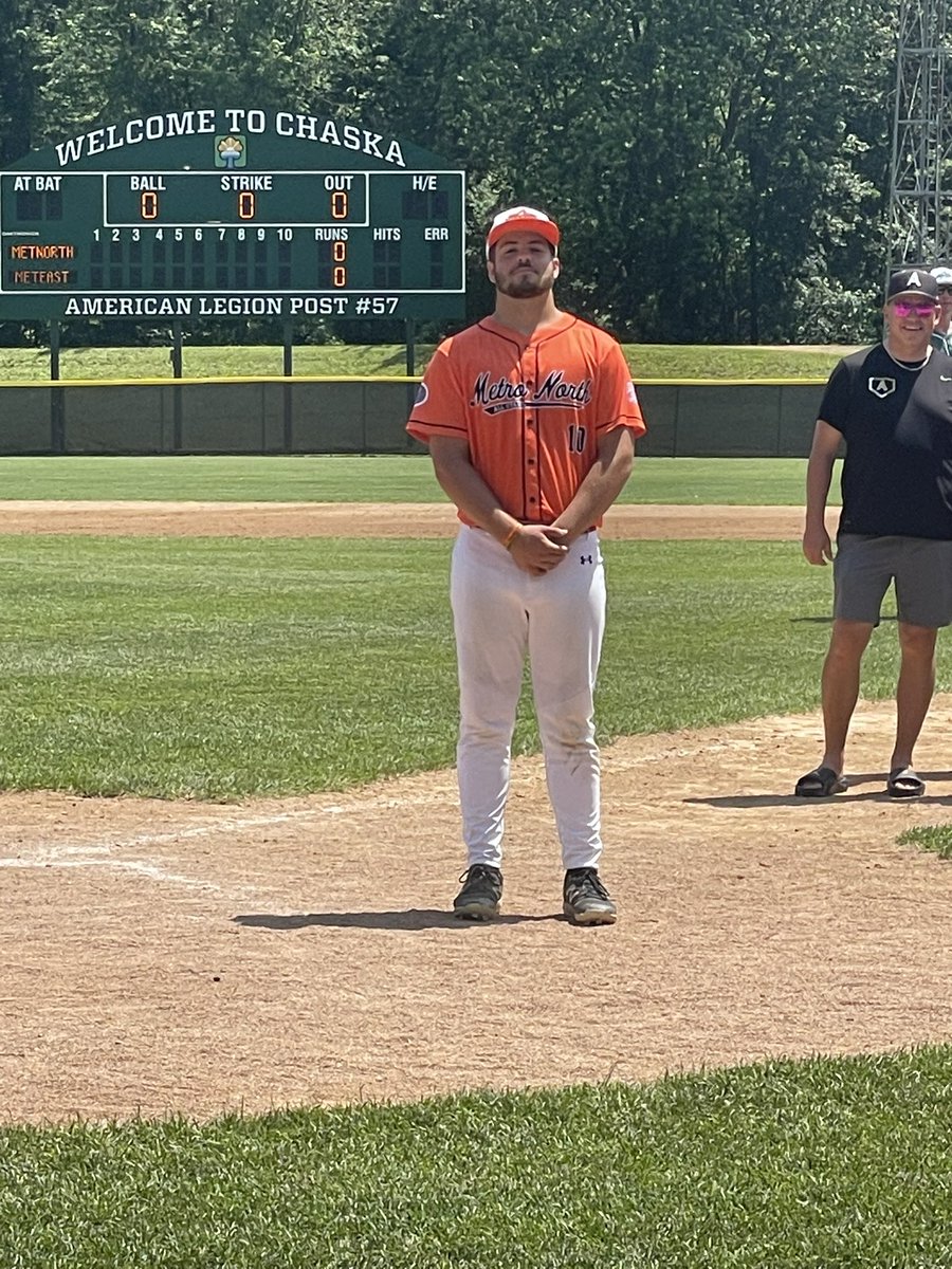jacksims_12's tweet photo. Grateful to have played in the 2025 Minnesota Allstar series. Truly a once in a lifetime experience that I will forever remember.

Super tough competition but fun to compete.
 
Stats from my outing:
3.1ip 0h 3r 1er 4bb 7k

@MSHSBCA 
#mnallstars https://t.co/aTjsCZTLQc