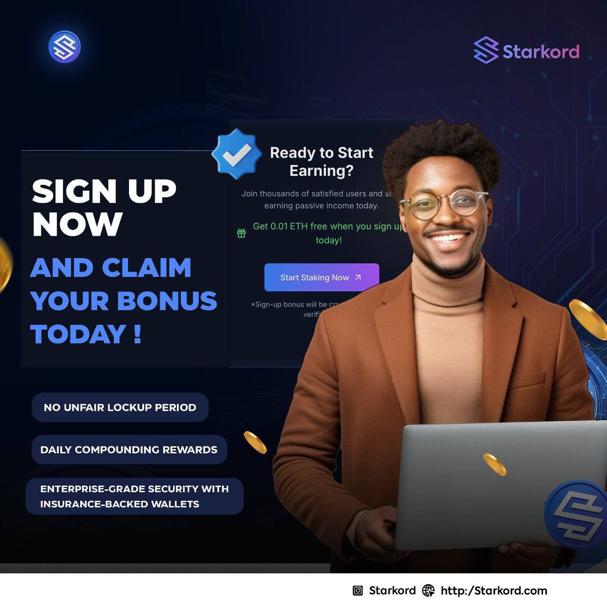 Fredrick_kamp's tweet photo. Earn crypto while you sleep - simple, secure, and beginner-friendly

  ✅ One-click staking with educational guidance

 ✅ 24/7 customer support and risk explanations https://t.co/7c3Zsqc2sw