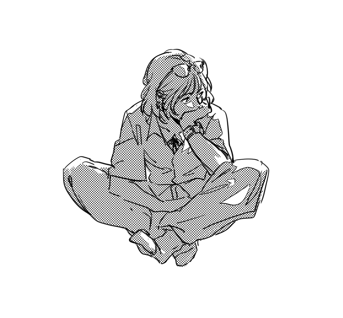 aoiinfinity's tweet image. blue period OC but its just me bc i draw... LOL
if you draw you should do this too
so that im not the only one HAHAHA