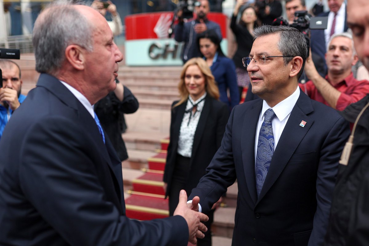 CHP Genel Başkanı Özgür Özel:

"Muharrem İnce'nin geri dönüşü çok kıymetli olacak."