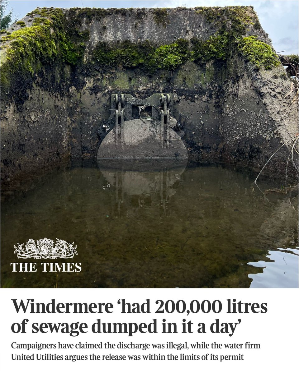 🚨 Breaking 🚨: United Utilities tried to cover up sewage spills at Hawkshead Pumping Station and the Environment Agency failed to act.

Save Windermere and <a href="/WindrushWasp/">Windrush WASP</a> has conducted a forensic investigation into one of the worst-performing sewage infrastructure sites in the