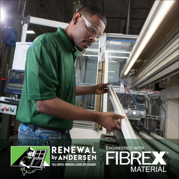 Choose Renewal by Andersen for a greener future! Our Fibrex® material is made from reclaimed wood and polymers, reducing waste and promoting sustainability. Licensed &amp; Insured #CGC1527613 #EcoFriendly #SustainableLiving #GreenBuilding