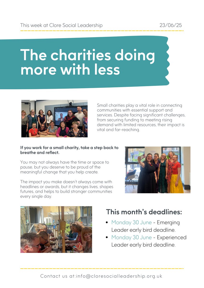 Small Charities Week is here!

This week was created so we can give small charities the practical support they need to flourish, whether this comes through volunteering our time, amplifying their message through social media or word or mouth or donating if we’re in a position to.