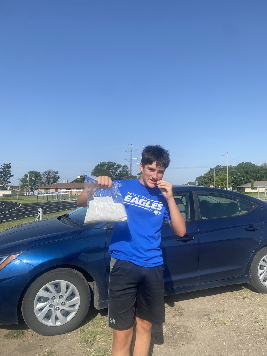 Big Sam Liggett won the bacon this week.  Grass, kiddo.