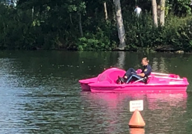 Bayrische Polizei wenn man ein Wels ist