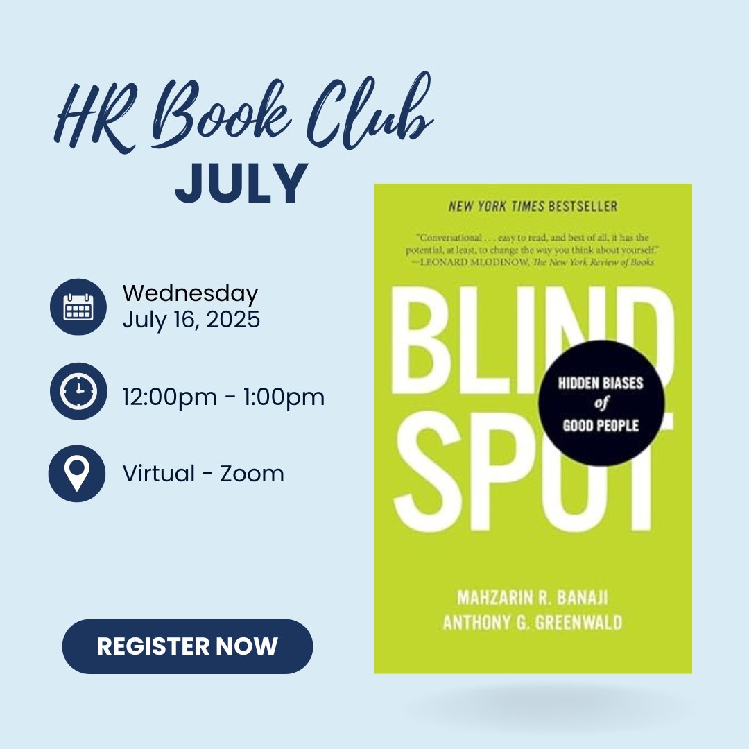 CPHRSK's tweet image. 📚HR Book Club is held the third Wednesday of each month virtually from 12pm - 1pm, to motivate, connect, and foster self-growth while building a stronger HR community. 

To learn more, visit ow.ly/liiF50W3w2S

#BookClub #CPHR #HR #HumanResources #PeopleLeadingBusiness