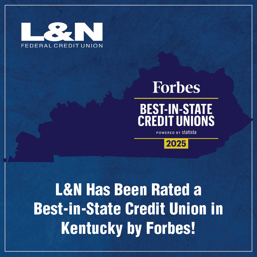 We are thankful to our team and members for making L&amp;N a Best-In-State Credit Union!