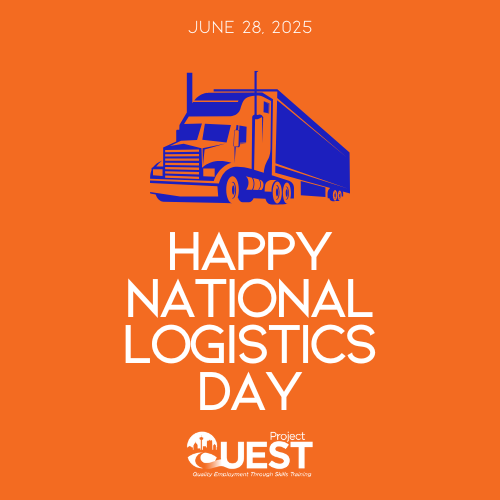Happy National Logistics Day! 🎉 Today, we celebrate the vital industry that keeps our world moving – from local deliveries to global supply chains. 
We're proud to empower individuals with the skills to enter this essential sector, securing in-demand, living-wage jobs.