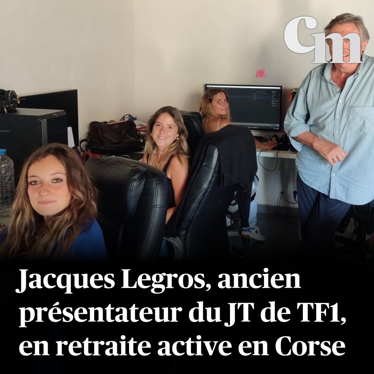Jacques Legros, ancien présentateur du JT de TF1, en retraite active en Corse
➡️ sur.corsematin.com/RRg