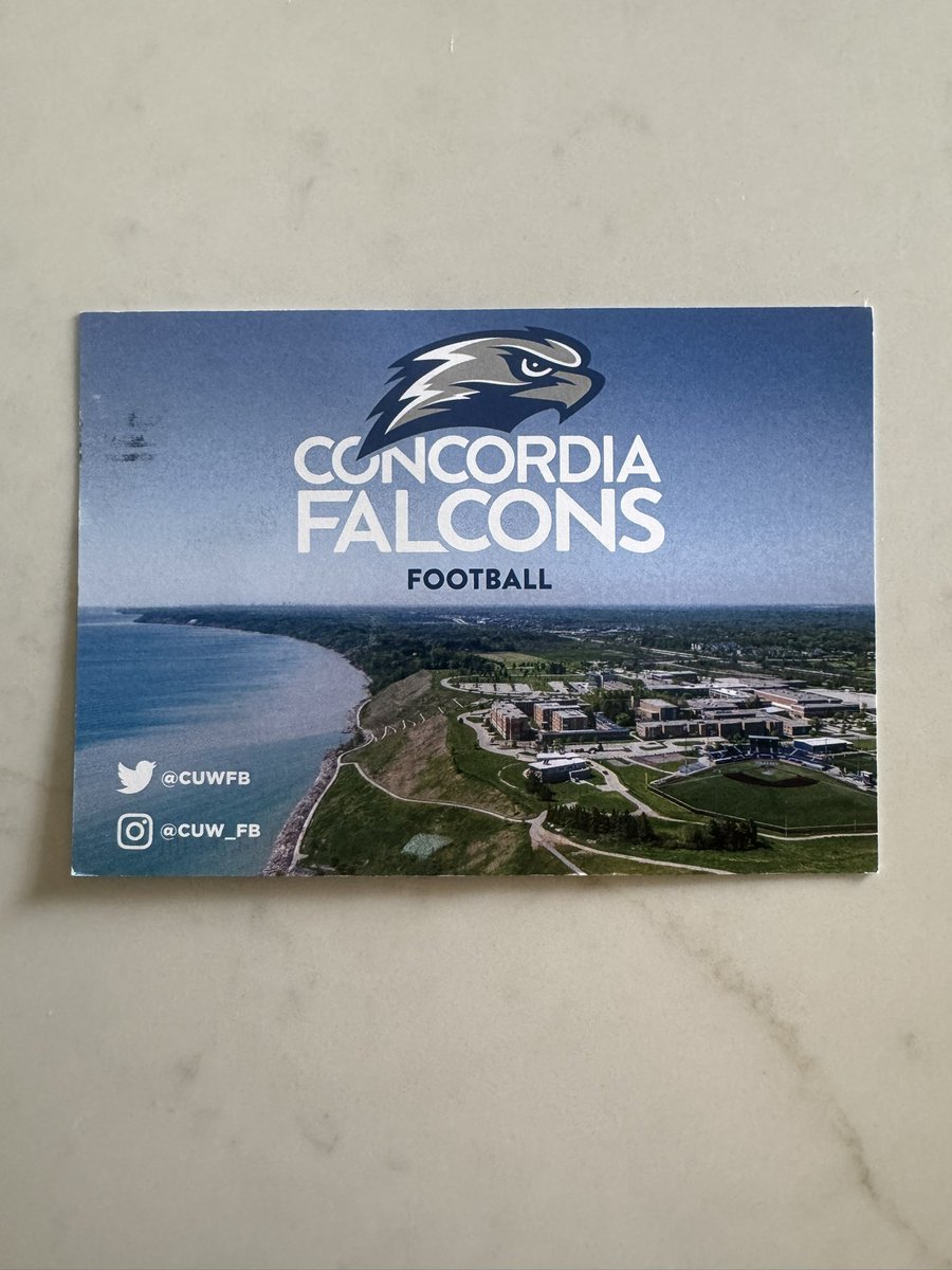 EdPattermann51's tweet image. Thank you @CoachNErling51 and @CUWFB for the handwritten letter! Can’t wait to make it back out for a game this fall!!
@MJ_NFLDraft @PrepRedzoneWI @travisWSN