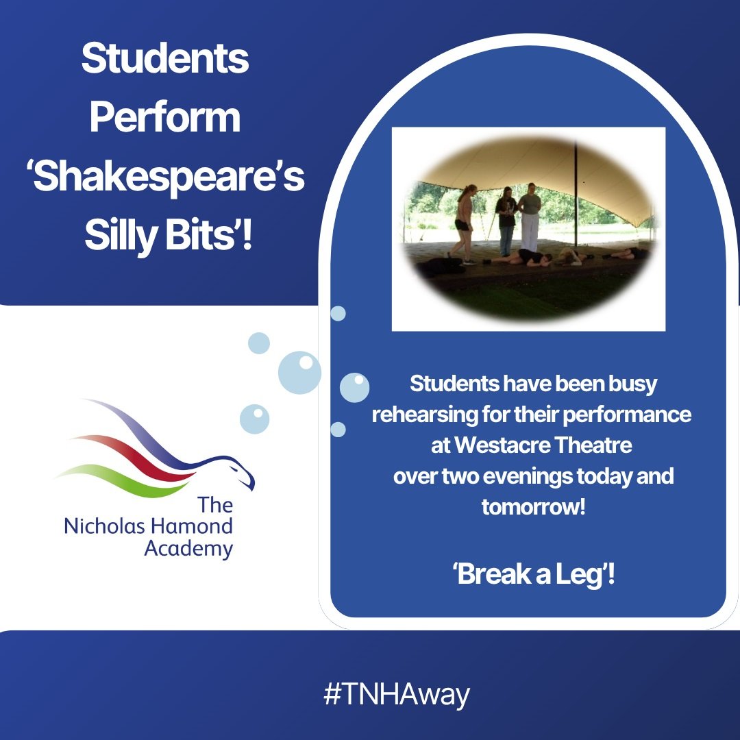 teamNHA's tweet photo. Wishing our Drama students the best of luck! #tnhaway https://t.co/aj4iB6eHro