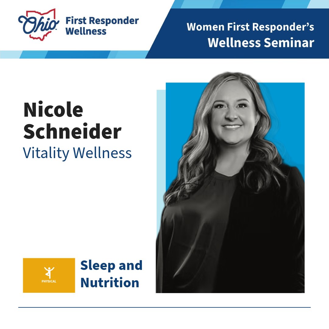 OhioLER's tweet image. Get ready, because the inaugural Women First Responder's Wellness Seminar kicks off this week!
It's our immense pleasure to introduce two of our stellar speakers: Nicole Schneider from Vitality Natural Wellness and Emily Stanton from Ally Wellness.