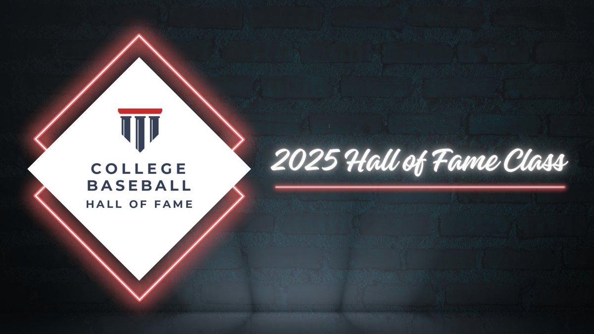 CollegeDiamonds's tweet image. 🥁 Drumroll, please...
The 2025 College Baseball Hall of Fame class is STACKED:
⚾️ 21 legends
🏅 5 Golden Spikes winners
🏆 3 Natty-winning coaches
This is what greatness looks like. #collegebaseballHOF #legends
📰: bit.ly/3T0LSYp