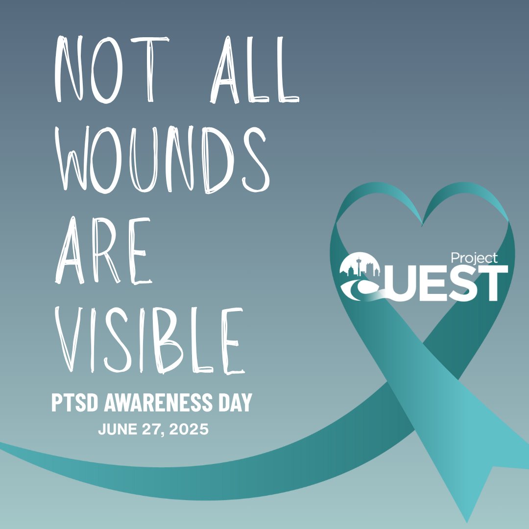 Today is PTSD Awareness Day.  We recognize the effects post-traumatic stress has on the lives of those impacted by it.  If you’re a Project QUEST participant and you are struggling, YOU ARE NOT ALONE.  we’re here to support you. #NationalPTSDAwarenessDay #ProjectQUEST #QUESTCARES