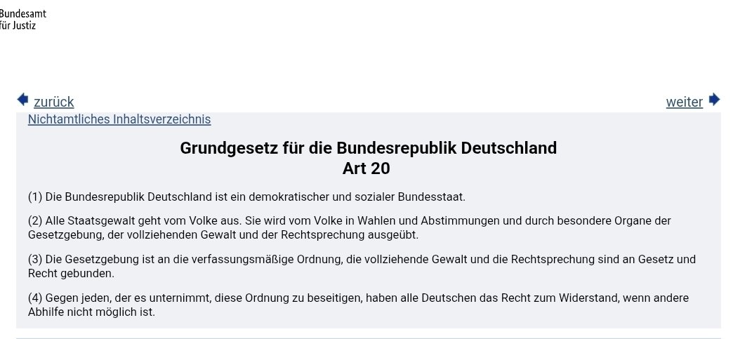 <a href="/CSU/">CSU</a> <a href="/Markus_Soeder/">Markus Söder</a> Stellt die <a href="/CSU/">CSU</a> hier etwa das Grundgesetz Artikel 20 Absatz 1 in Frage? 🤔 #CSU #GG

"(1) Die Bundesrepublik Deutschland ist ein demokratischer und SOZIALER Bundesstaat."

Wie unchristlich und unsozial wollt ihr eigentlich noch werden? 🤷🏼‍♂️
