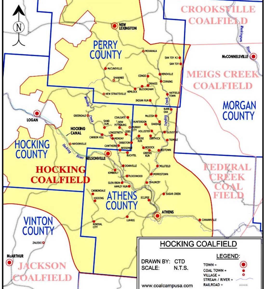 Doing a road trip within a road trip today to tour some of the abandoned coal company towns in the Hocking Valley.