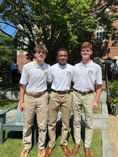 Three rising seniors attended the prestigious MD Boys State program (sponsored by the American Legion) last week.  The students are: 

Andrew Cibor
Gordon Johnson
Will Keating