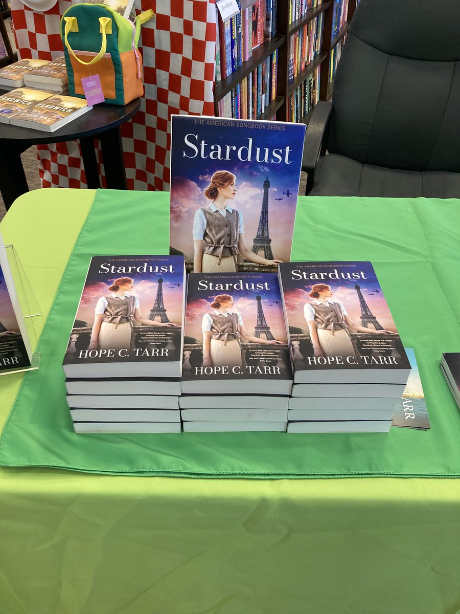 HopeTarr's tweet image. Saturday’s signing at Barnes & Noble in Brick, NJ was a blast - and a great way to kick off beach read season! We sold out of IRISH EYES but there are 6 signed copies of STARDUST left in store. #beachreads #HistFic #americansongbookseries #bookstagram