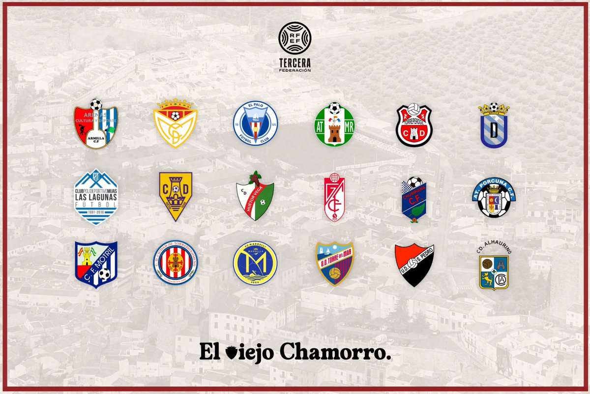 El grupo 9 de 3ª RFEF ya está completo. 18 equipos y muchas historias que contar en #ElviejoChamorro.
