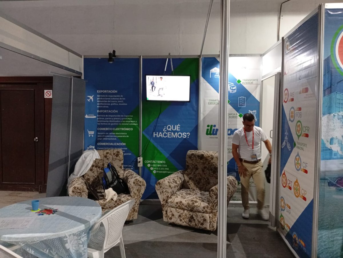 ilimpex_oficial's tweet photo. ¡Ilimpex ya está presente en #ExpoCaribe2025!
Desde Santiago de Cuba, compartimos nuestras soluciones de importación, exportación y logística internacional para la industria ligera cubana. ¡Ven a conocernos en el Complejo Cultural Heredia!
#Ilimpex #IndustriaLigeraCubana https://t.co/5eWiiRZ9nV