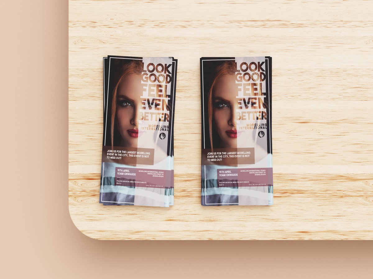 Clone_Designs's tweet photo. A sleek and stylish flyer created to promote a fashion modeling event. The layout features bold typography, high-contrast visuals, and a minimalist color scheme.

You can find the full Portfolio at: https://t.co/zTw6aD8coB

Let me know if you have any feedback. https://t.co/eJHSrnzqTo