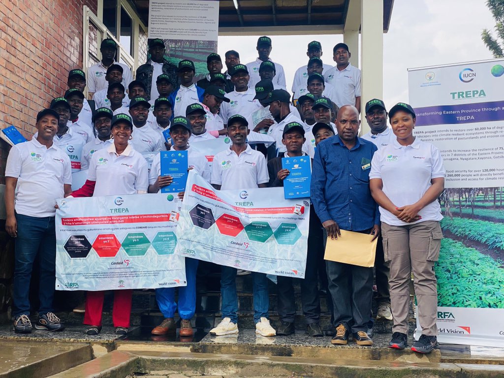 CharityUwase's tweet photo. Exciting progress in Nyagatare & Gatsibo! ✅ 32 TREPA SG Ambassadors & 3 District reps onboarded & trained on their roles, code of conduct & data collection tools.💪 #TREPA #SavingGroups,@CordaidRwanda @GatsiboDistrict,@NyagatareDistr, @IUCNClimateTeam @IUCN https://t.co/8NzfHO2Qkx