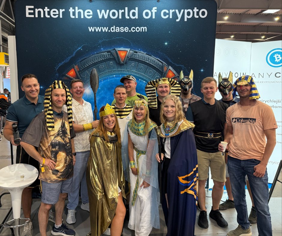 dase_exchange's tweet photo. 🚀@BTCPrague - Thank you for having us!🫶

#btc #btcprague2025  #DASE https://t.co/zzTtU7zPZC