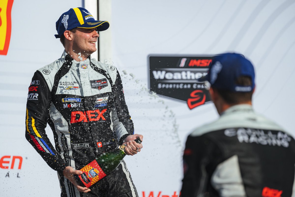 LouisDeletraz's tweet image. First podium with Cadillac Racing 🏆 P2 at Watking Glen 6H. Strong race in crazy conditions. Thank you @jordan10taylor @CadillacVSeries @waynetaylorrcng for the hard work, let’s keep the momentum going. 💪🏻 Also nice to have both cars on the podium 👏🏻

#VSeries #BeIconic #Cadillac