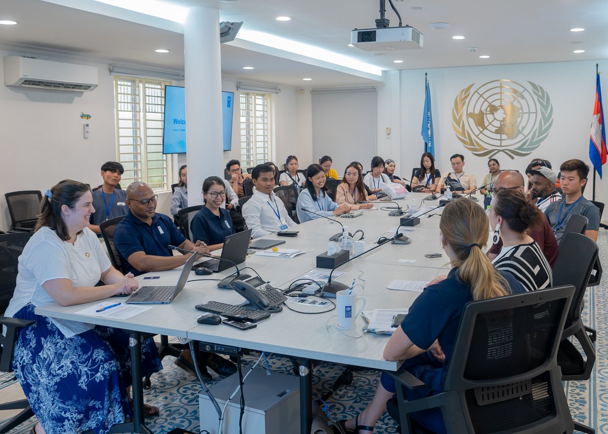 UNDP Cambodia (@undpcambodia) on Twitter photo Students from the Singapore University of Social Sciences and the Royal University of Law and Economics visited <a href="/UNDPCambodia/">UNDP Cambodia</a> to learn about its efforts in supporting the country’s response to climate change and adaptation.
#ClimateAction Students from the Singapore University of Social Sciences and the Royal University of Law and Economics visited <a href="/UNDPCambodia/">UNDP Cambodia</a> to learn about its efforts in supporting the country’s response to climate change and adaptation.
#ClimateAction