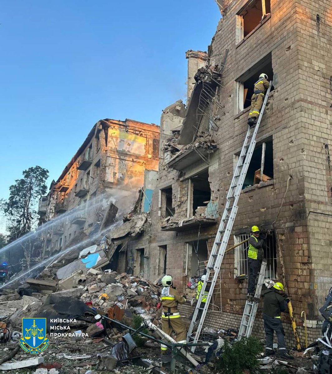 Death toll from last night's Russian attack on Kyiv continues to rise, now standing at 9, including an 11 year old child.