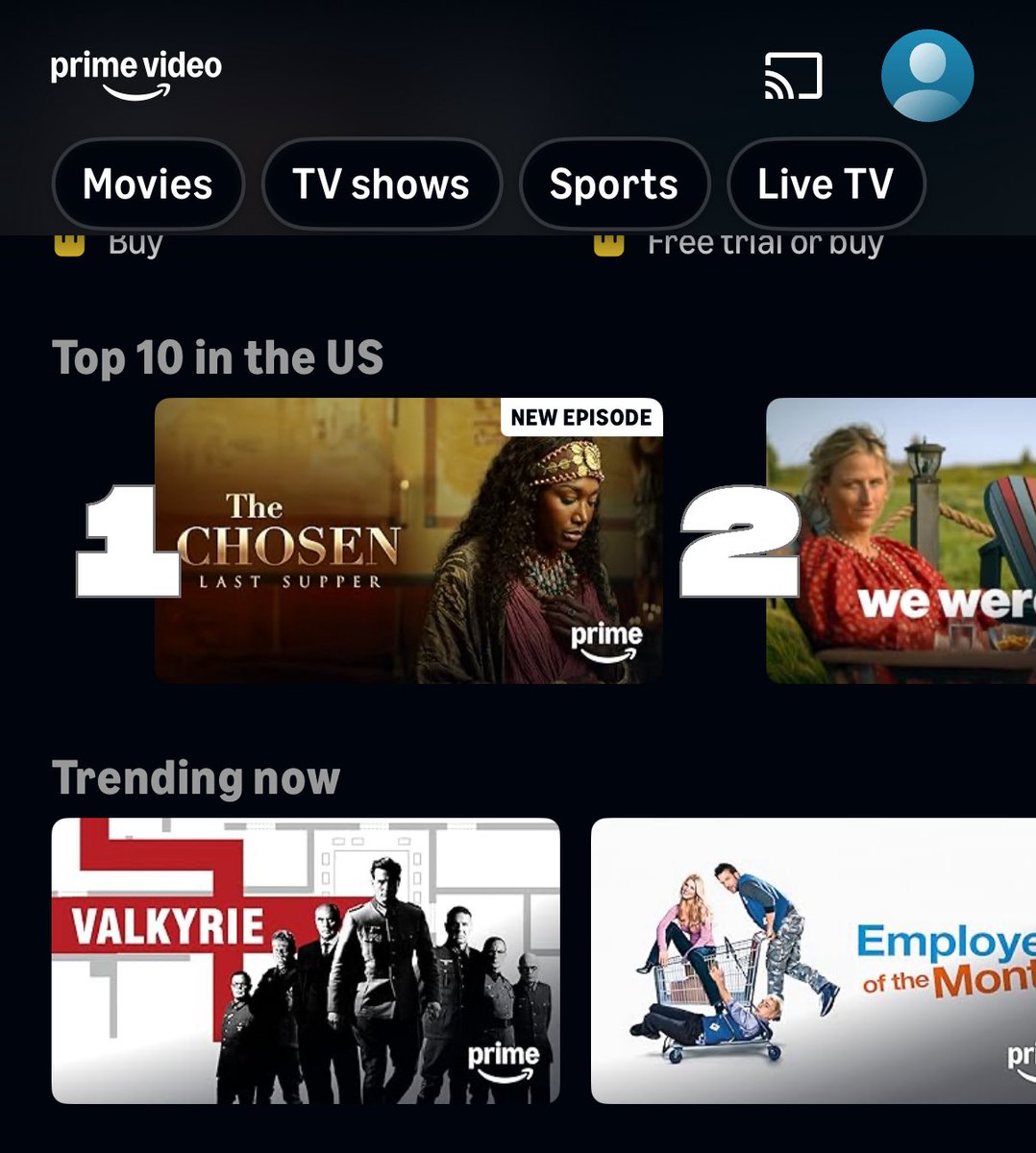 We just hit #1 on prime!  🔥
