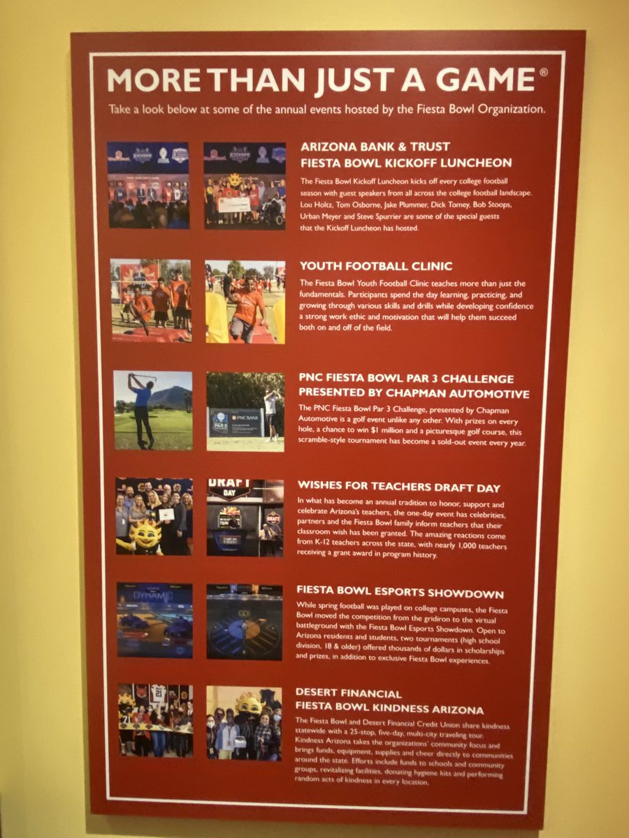 Andy Shultz (@andyjshultz) on Twitter photo Summer is officially here! When making your plans to visit AZ include a trip to the Ziegler <a href="/Fiesta_Bowl/">Fiesta Sports Foundation</a> Museum.
Perfect place to stay cool while learning about some of the greatest moments in <a href="/BowlSeason/">Bowl Season</a> & college 🏈 history. <a href="/RateBowl/">Rate Bowl</a> <a href="/ExpScottsdale/">Experience Scottsdale</a> Summer is officially here! When making your plans to visit AZ include a trip to the Ziegler <a href="/Fiesta_Bowl/">Fiesta Sports Foundation</a> Museum.
Perfect place to stay cool while learning about some of the greatest moments in <a href="/BowlSeason/">Bowl Season</a> & college 🏈 history. <a href="/RateBowl/">Rate Bowl</a> <a href="/ExpScottsdale/">Experience Scottsdale</a>