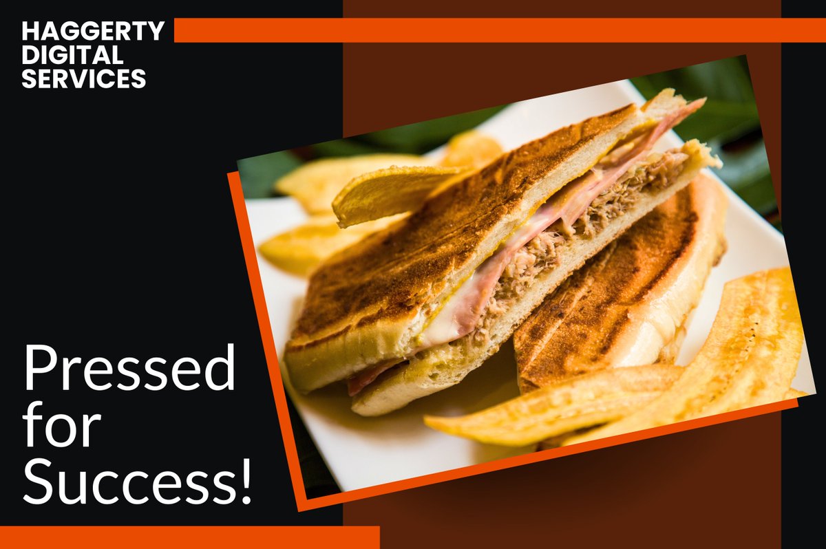 haggertydigital's tweet photo. One of our guys in Florida swears he’s had the best Cuban sandwich—thin, warm, buttery, with unforgettable pork and mustard. Stand out by creating a unique experience, and you might just become a destination!

#teamwork #success #marketing #cubansandwich #lunch https://t.co/SY0IDF7B4i