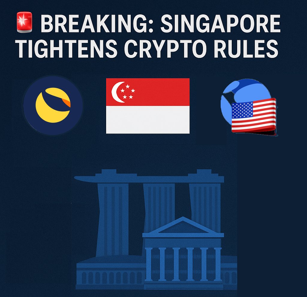 Crypto.Anu🎰🍌 (@cryptoanu_) on Twitter photo 🚨 BREAKING: #Singapore tightens #crypto rules. New laws mean up to $200K fines or jail time for unlicensed platforms. The crypto-friendly hub is turning serious on compliance. Is this bullish for adoption or a blow to innovation? 🇸🇬
#DeFi #CoinExCreator <a href="/coinexcreators/">CoinEx Creator Program</a> 🚨 BREAKING: #Singapore tightens #crypto rules. New laws mean up to $200K fines or jail time for unlicensed platforms. The crypto-friendly hub is turning serious on compliance. Is this bullish for adoption or a blow to innovation? 🇸🇬
#DeFi #CoinExCreator <a href="/coinexcreators/">CoinEx Creator Program</a>