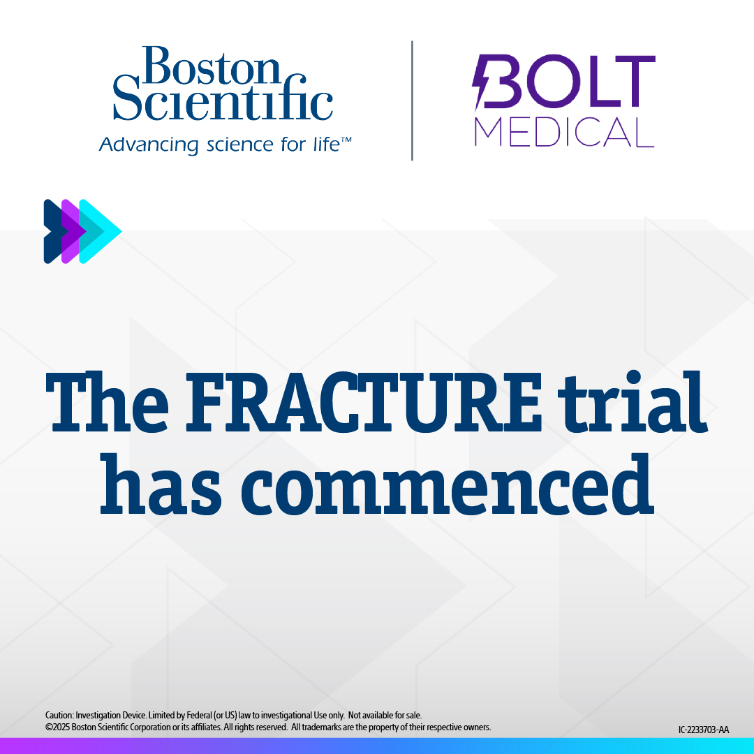 The FRACTURE IDE Trial aims to assess the safety and efficacy of a novel intravascular lithotripsy system by BOLT Medical in patients undergoing PCI for the treatment of coronary artery disease with severely calcified lesions.

Dr. Brian K. Jefferson (<a href="/mobitz/">BJefferson</a>), a physician at