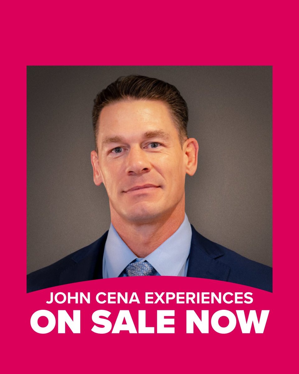 John Cena is stepping into the ring at FAN EXPO Chicago &amp; now’s your shot to lock in a one-on-one experience 💪 Autographs, photo ops, &amp; special experiences are officially on sale. Secure your spot now: spr.ly/60134n7qV

 #FANEXPOChicago2025 #WWELegend #Peacemaker #DCU