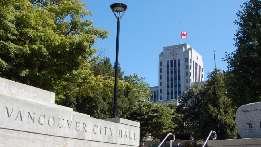 To mark the National Day of Remembrance for Victims of Terrorism, the Canadian flag at City Hall and all City and Park Board buildings will be flown at half-mast today, June 23, until sunset. Flags on federal and provincial buildings across Canada will also be lowered.