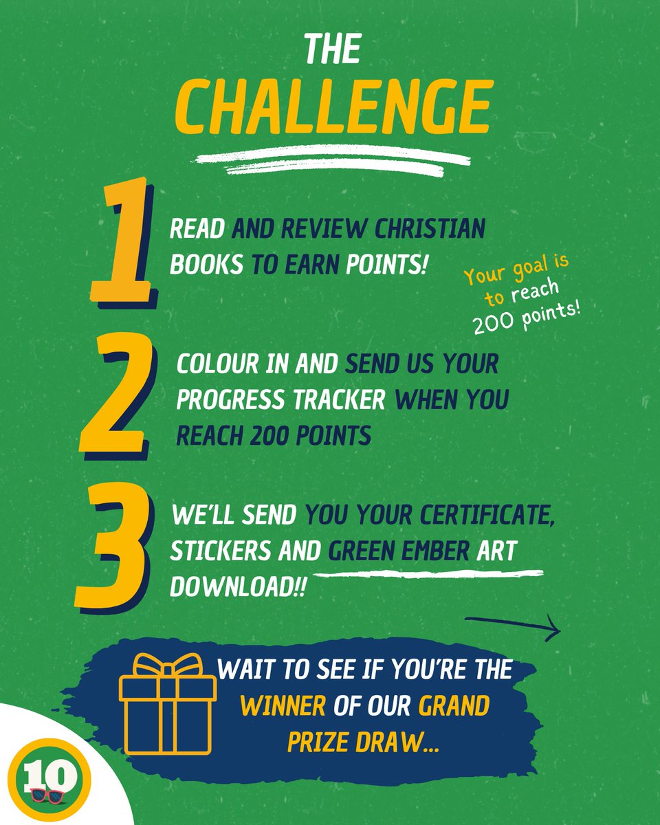 10ofthose's tweet image. It’s back!!!
The 10ofthose Children and Youth Summer Reading Challenge has returned, and is ready to be taken on…
Let’s show our kids the beautiful world of gospel-infused books!
For T&Cs and more info, head over to our website
uk.10ofthose.com/summer-reading…
