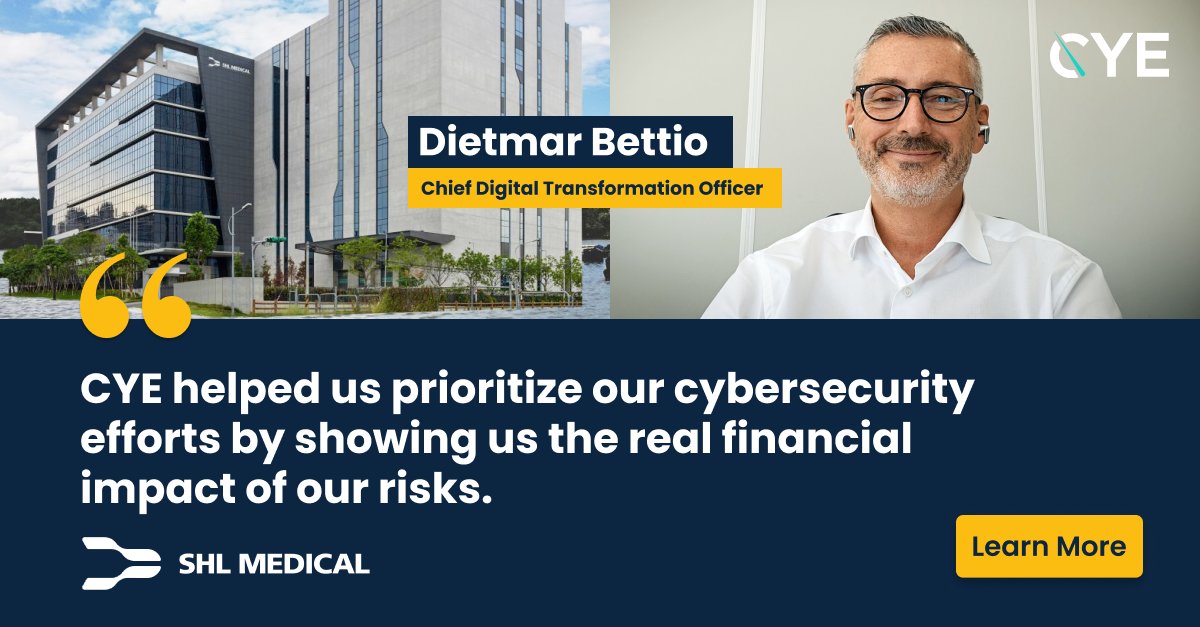 Who do world-leading healthcare innovators trust to manage their cyber exposure?

CYE, that’s who. Here’s why. 👇
hubs.la/Q03lzkBd0