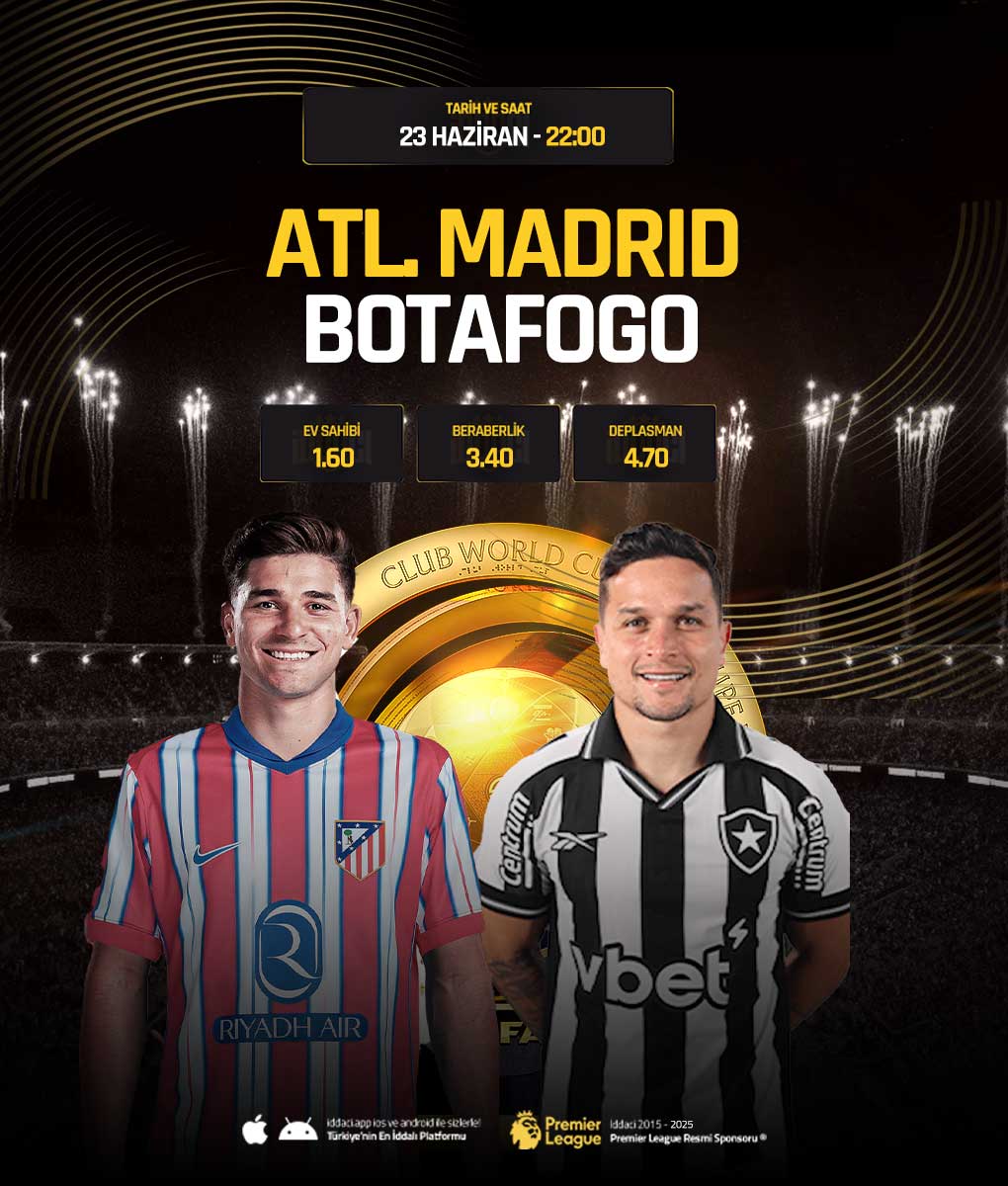 📢 Farklı Kazanmak İsteyenlerin Adresi İddacıda Yerinizi Alın❗️

⚽️ #AtleticoMadrid   🆚 #Botafogo  

🎯Bu heyecanlı maçlarda sende yerini al ve #iddacı ‘da kazanmak için hemen kaydol. Muhteşem Karşılaşma Sizlerle!⚽️🔥

📲 Şimdi Katıl: iddaci694.com