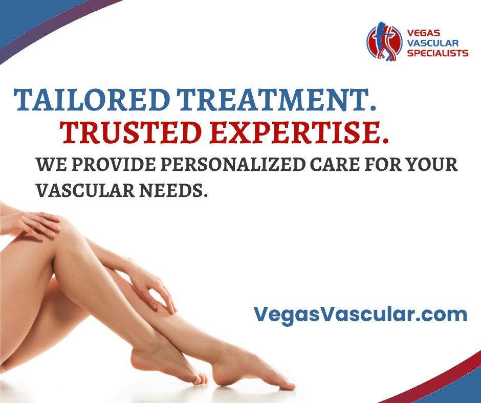 At Vegas Vascular Specialists, we take the time to assess your unique condition and recommend the best approach, whether that’s a minimally invasive procedure, open surgery, or a hybrid treatment.

Visit VegasVascular.com

#VegasVascularSpecialists