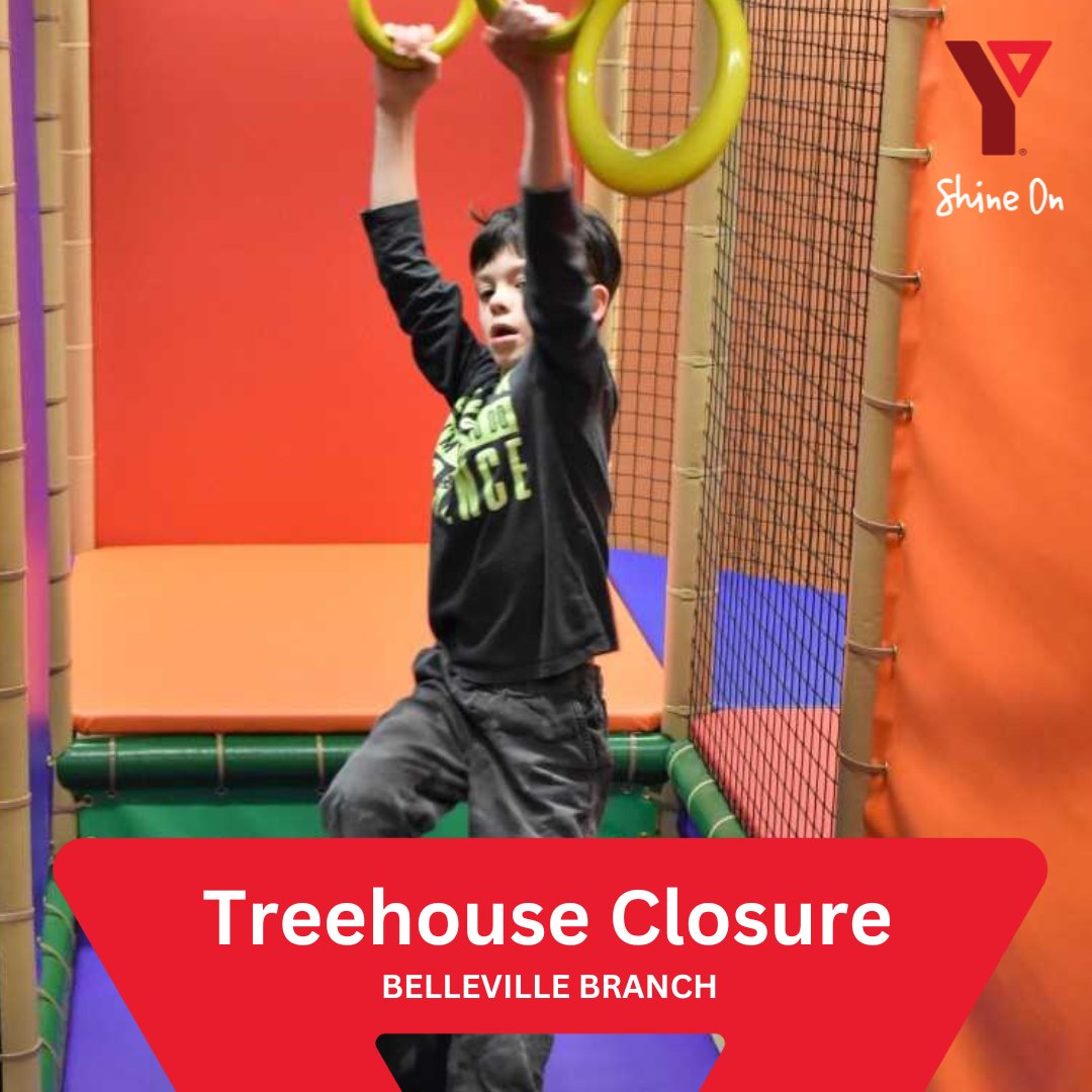 The Treehouse at the Belleville Branch will be closed on June 24th from 9-10am for a school group rental. Thank you for your understanding.