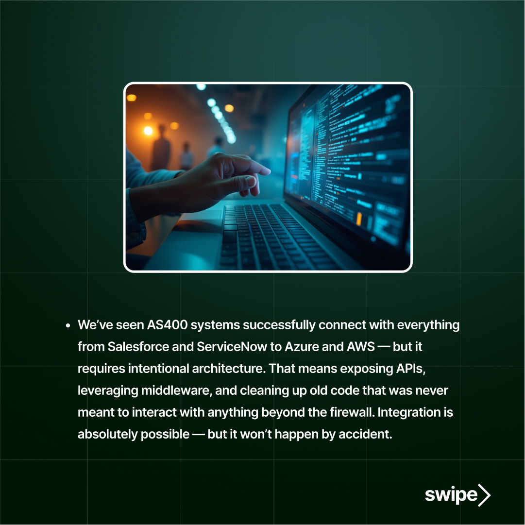 nalashaa's tweet image. This is Part 5 of our 8-part AS400 FAQ series — Today, we’re tackling a question that hits every IT roadmap and digital transformation plan head-on.

For More: nalashaa.com/as400/overview…

#AS400 #IBMi #SystemIntegration #DigitalTransformation #LegacySystems #CIOInsights