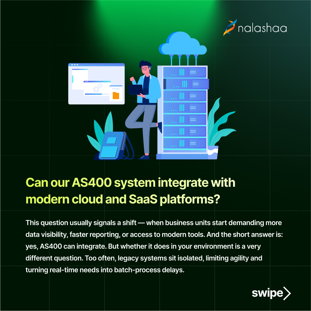 nalashaa's tweet image. This is Part 5 of our 8-part AS400 FAQ series — Today, we’re tackling a question that hits every IT roadmap and digital transformation plan head-on.

For More: nalashaa.com/as400/overview…

#AS400 #IBMi #SystemIntegration #DigitalTransformation #LegacySystems #CIOInsights