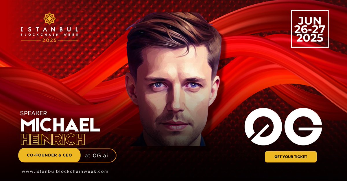Istanbul Blockchain Week is almost here — and I’m thrilled to be speaking!

Join me in Istanbul 🇹🇷 on June 26–27 as we dive into the future of blockchain, AI, and innovation alongside some of the brightest minds in the space.

🎟️ Use code MICHAELHEINRICH40%OFFIBW for 40% off all
