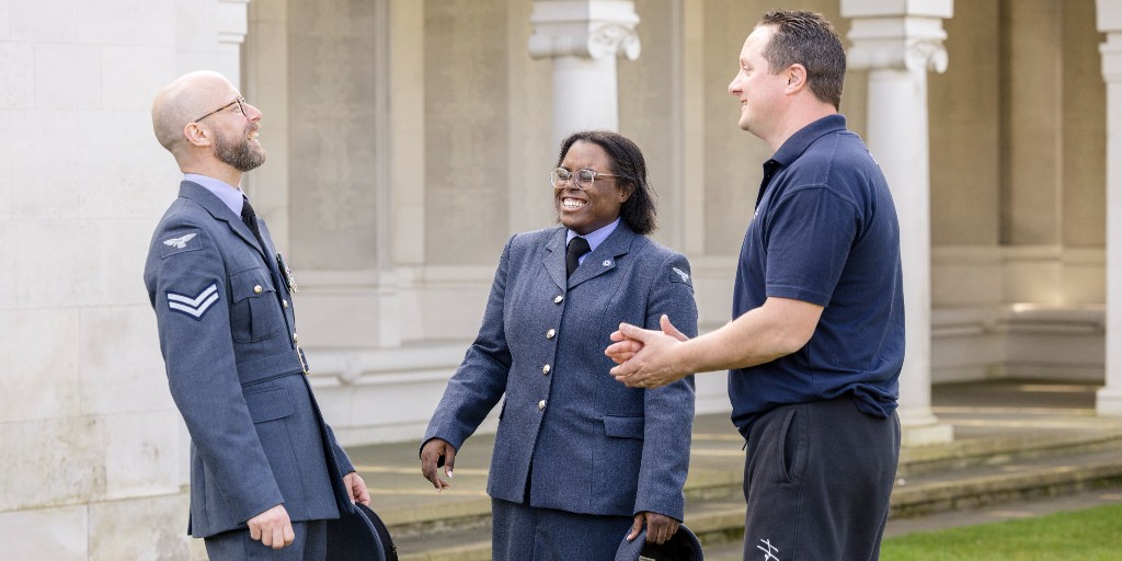 RAFBF's tweet photo. #ArmedForcesDay is a chance to recognise the dedication of those who serve and have served.

This #ArmedForcesWeek, we’re sharing powerful stories from the RAF Family.

Read how just one day of service can lead to a lifetime of support ⬇️
https://t.co/0Dp939N4rt https://t.co/2Xwef7Ul3m